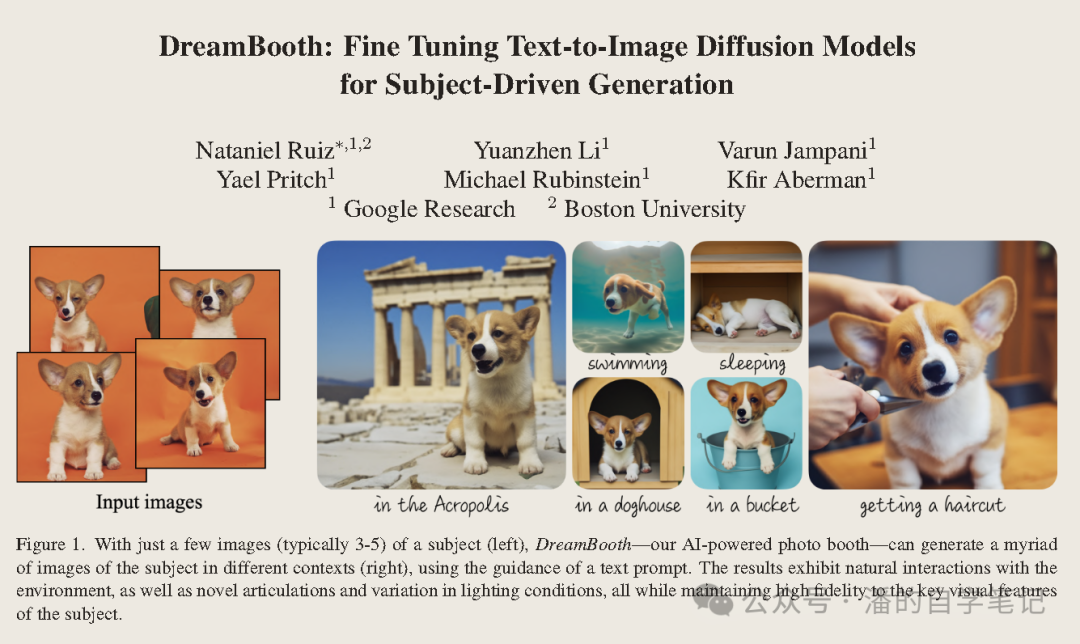 DreamBooth:微调扩散模型进行个性化内容生成 DreamBooth:微调扩散模型进行个性化内容生成