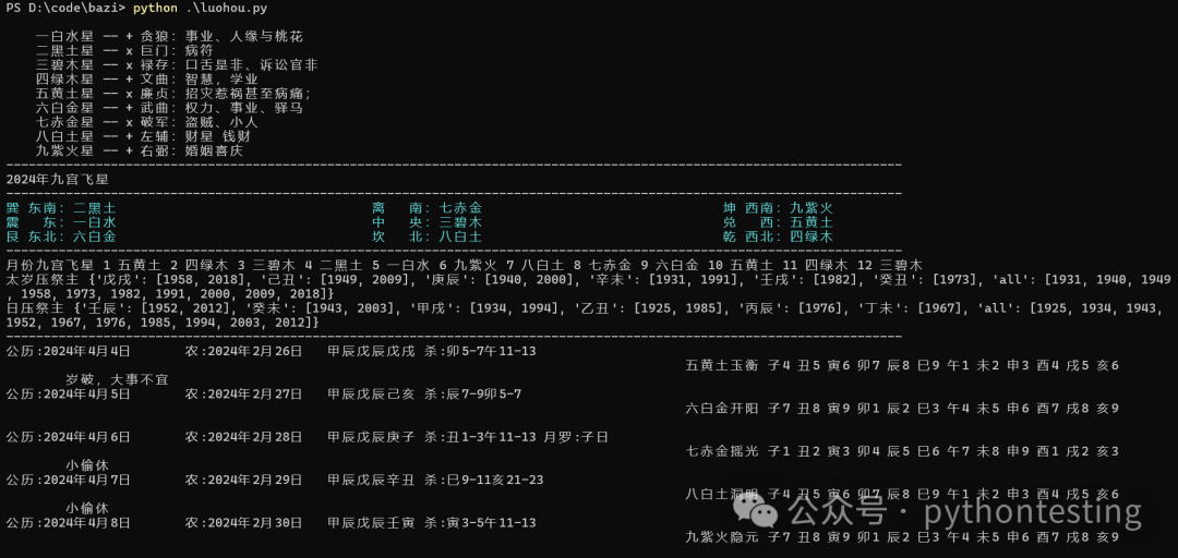 Python八字教程1简介&快速入门 Python八字教程1简介&快速入门