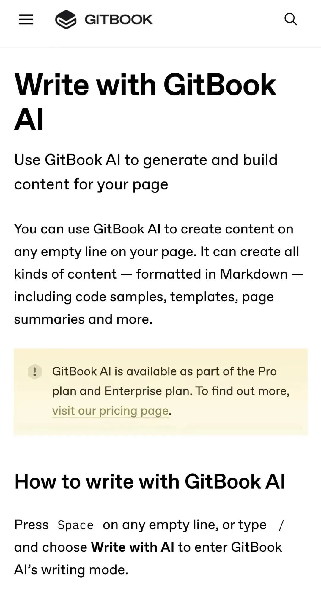 AI+写作生成 GitBook AI:智能化写作生成软件,引领内容创作新潮流 AI+写作生成 GitBook AI:智能化写作生成软件,引领内容创作新潮流