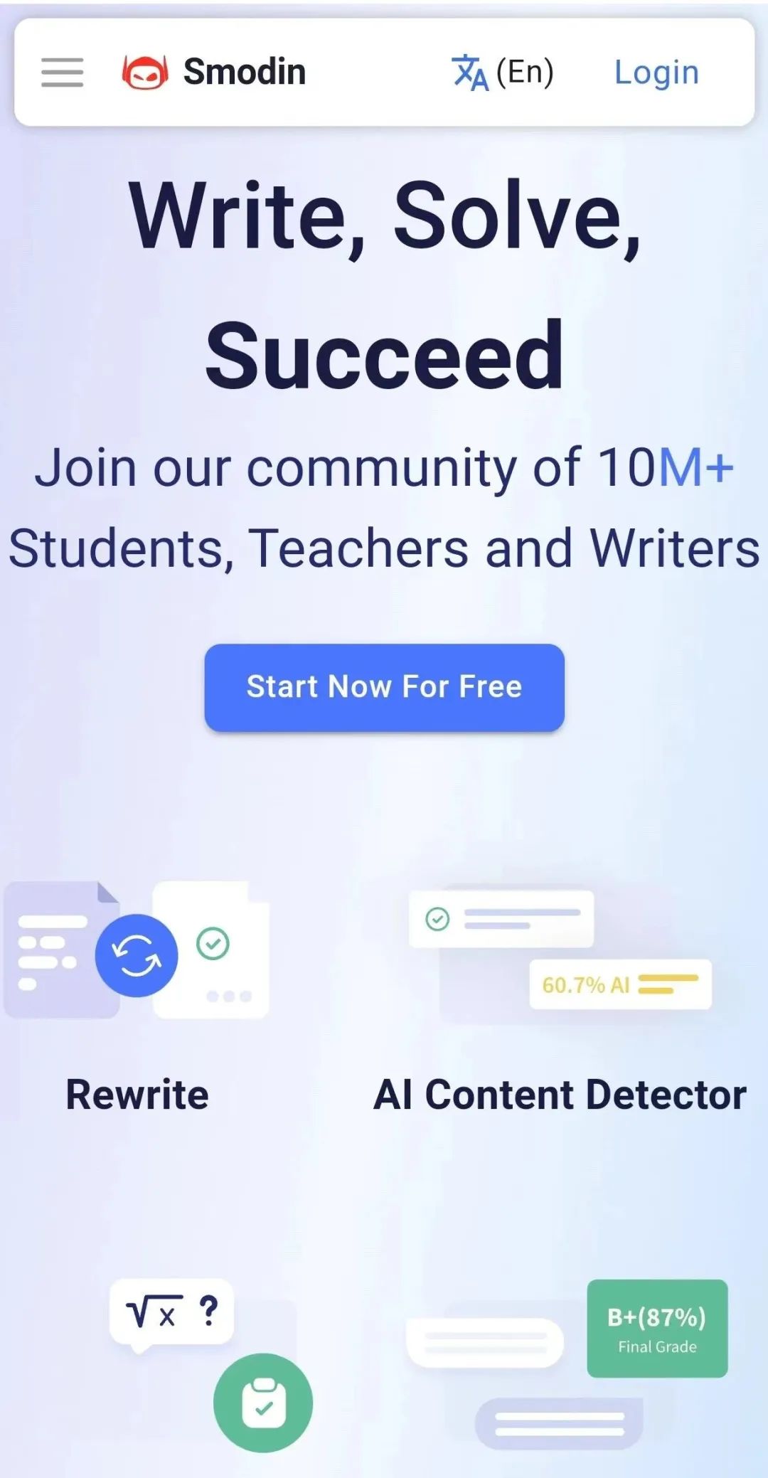 AI+写作生成 Smodin:创新写作生成器,释放创作潜力,引领内容创作新潮流 AI+写作生成 Smodin:创新写作生成器,释放创作潜力,引领内容创作新潮流