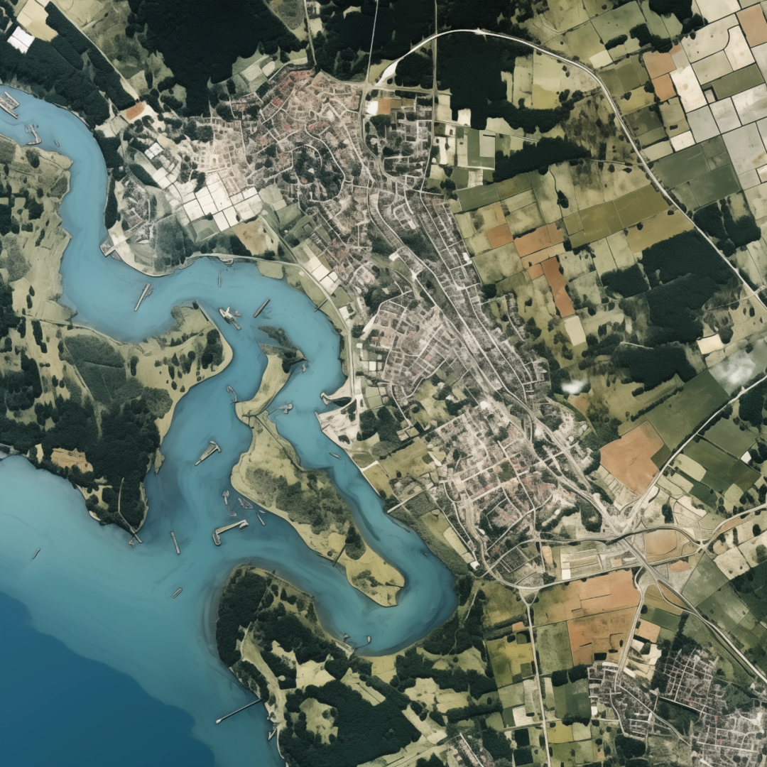 AI绘画+文字_图像prompt 生成以假乱真的遥感图像 AI绘画+文字_图像prompt 生成以假乱真的遥感图像