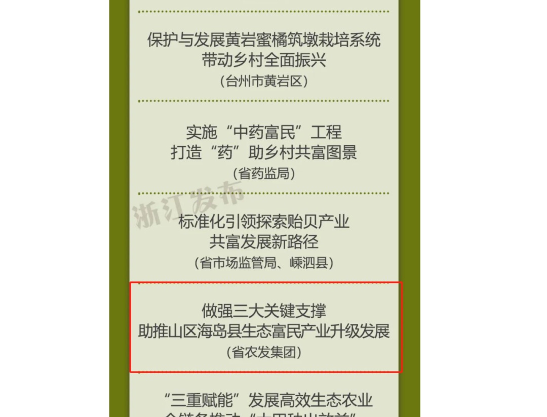 喜报丨集团乡村产业发展案例成功入选我省乡村振兴最佳创新实践案例 喜报丨集团乡村产业发展案例成功入选我省乡村振兴最佳创新实践案例