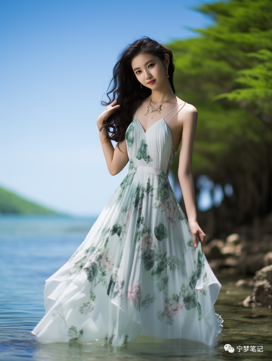 Midjourney绘画:AI绘画之海边美女探索 Midjourney绘画:AI绘画之海边美女探索