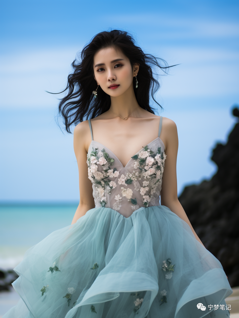 Midjourney绘画:AI绘画之海边美女探索 Midjourney绘画:AI绘画之海边美女探索