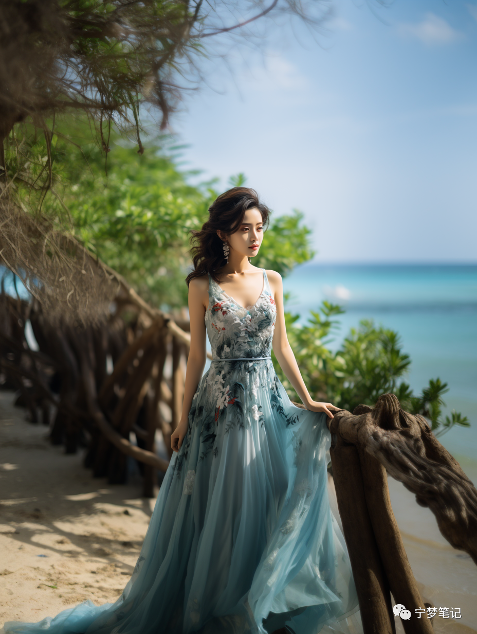 Midjourney绘画:AI绘画之海边美女探索 Midjourney绘画:AI绘画之海边美女探索